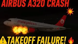 Airbus A320 CRASH During Takeoff ‼️ | Real Flight Simulator Epic Fail 🔥✈️&rdquo;