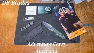 #3 of 15 Drop Point Glitch, Fixed Blade Knife, Adventure Carry collaboration with DB Blades.