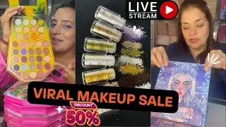 🔴 #live 50% off #viral Makeup Sale Beauti Cosmo- Makeup Products by Asha & Mehak #liveshopping