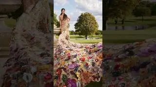 Isha Ambani in a sari gown that took 10,000 hours to complete for #MetGala | Vogue India