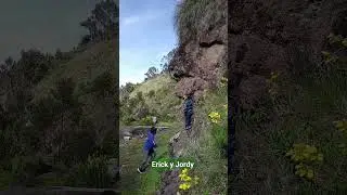 dentro de una quebrada 1 #quebradas #monta&ntilde;as #aprendiendo #ni&ntilde;os #paisajes
