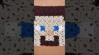 Minecraft Steve #crochet #knitting #minecraft