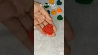 Как связать крючком мини-сердечко ❤ #вязаниекрючком #проектыповязаниюкрючком #минисердечко #сдела...