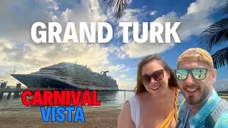 We Finally Make it to Grand Turk! | Exploring the island on a golf cart | 80s Rock and Glow party!