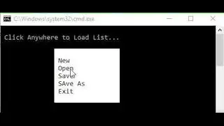 [Batch Function] How to create 'List of Items' Easily In CMD? | List Function v.1.0 | By Kvc