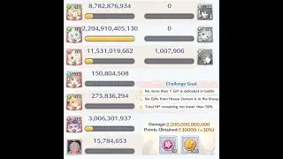 GirlsxBattle2 - Sky Island -  Elysia Round 10 - 130k 2200b (Krystal team)