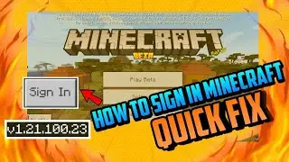 How to Sign In Minecraft Pocket Edition | New Update (2025)