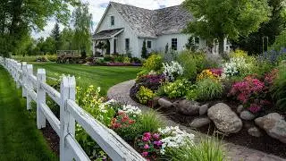 Why Modern Farmhouse Landscape Design Works So Well in Rustic Farmhouse Gardens