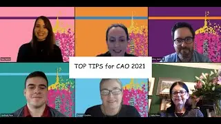 Top Tips for CAO 2021