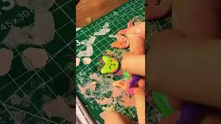 clay pin making process #artist #shorts