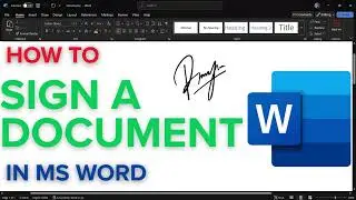 Как подписать документ в MS Word (нарисовать, вставить изображение подписи или добавить цифровую ...