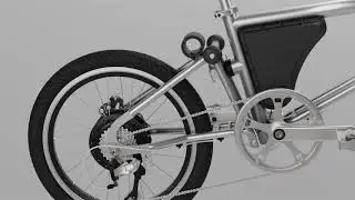 Ahooga Folding Bike - Folding yet highly efficient.