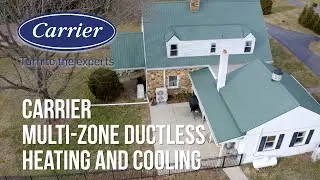 Carrier Ductless Mini-Split Heat Pump Multi-Zone Installation in Avondale, Pennsylvania