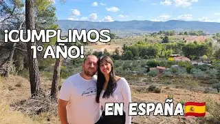 Cumplimos 1°AÑO en ESPAÑA! #emigrar #youtubevideo #fouryou #fypシ 