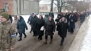 Похорон воїна Володимира Самчука в Грозові