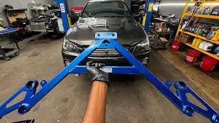 CUSCO Brace For IS300 Mark ll Altezza FRONT Lower Arm Bar Ver.2 195 477 A Install