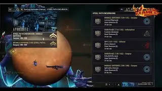 Warframe Steel Path Incursion Aphrodite (Venus) Mission Mobile Defense level 106-108