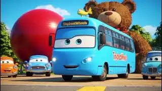 Tinybeatwheels &ndash; Rainbow Park Adventure 🌈🚍 | Learn Directions, Size & Speed | Fun Kids Song
