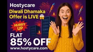 Diwali Special🎇 | HostyCare Shared Hosting 85% OFF | Fast, Secure, Reliable! 🌐 |  Best Web Hosting 🚀