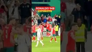 Ronaldo's 948th goal and the fans' reaction: Portugal vs Hungary #ronaldo