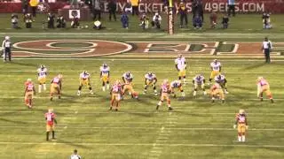 Aldon Smith Sack. MNF 12/19/11 vs Steelers