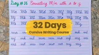 English Cursive Writing Tutorial | Easy Handwriting tutorial for kids and beginners 