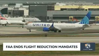 FAA прекращает действие распоряжений о сокращении количества полетов