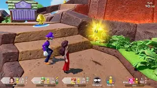 Super Mario Party Jamboree #325 Goomba Lagoon Pauline vs Luigi vs Birdo vs Daisy