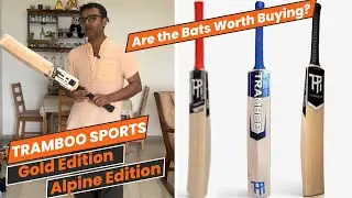 Tramboo Sports Gold Edition Season Leather Cricket Bat Review | Shark Tank India Brand | Kashmir