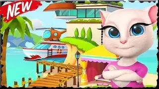 Talking Tom Gold Run - UPGRADE Angela's Home- Fun Video Games for Kids