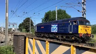 Rail Operations Group 47815 rescues 47812 at Manningtree on 0Z47 and 0Z48