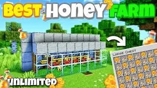 Easiest Automatic HONEY Farm In Minecraft 1.21+