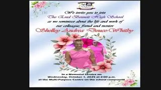 Memorial Service for Shelley Andrea Douce-Whitby