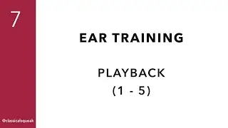 RCM Level 7 Playback (Ear Training) | 1-5 (Set 1)