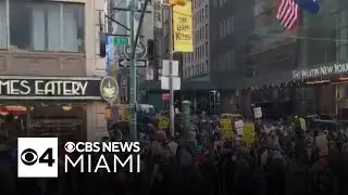 Protesters take to New York City streets amid Venezuelan President Maduro's capture