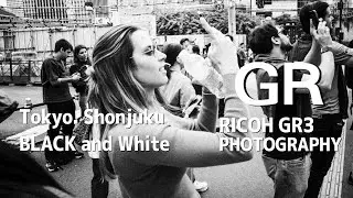 GR3 Black and White Ep.213| Tokyo Shinjuku | Street and Documentary Photography
