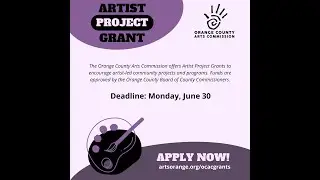 2025-25 Artist Project Grant Training Session