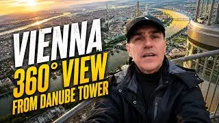 🇦🇹 Exploring VIENNA + 360&deg; View from Danube Tower! 🌆✨AUSTRIA