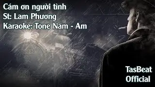 Karaoke Cám Ơn Người Tình - Tone Nam | TAS BEAT