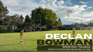 Declan Bowman | 2025 Rugby Highlights | Scrumhalf &bull; Fullback &bull; Utility Back | Canadian Recruit