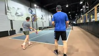 4.5 Pickleball Tournament Preparation Practice. Playing Strong Bangers. Dan/Mark vs Shawn/Jake 1
