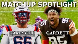 ROOKIE Will Campbell Vs Myles Garrett Full Matchup | OL Vs DL Film | Week 8 NFL Highlights