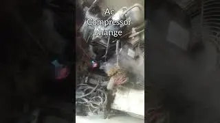 Ac R22 Compressor Change।।#shortvideo #viral #viralvideo @electriclearn