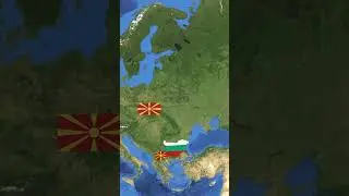 Countries in Europe who dislike each other pt 3 #northmacedonia #bulgaria #shorts #fyp #geography