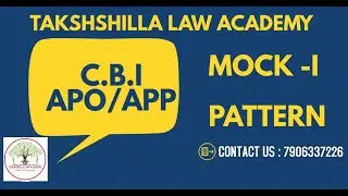MOCK -I I CBI PP I CBI APP I Delhi Assistant Prosecuting Officer I cbi public prosecutor #SHORTS