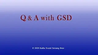Q & A with GSD 122 Eng/Hin/Punj