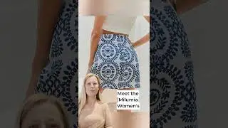Milumia Women's Allover Print Wrap Short Skirt High Waisted Knot Side Boho Mini Skirts Blue and Whit