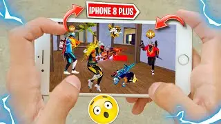 Shocked 😳 iphone 8 plus free fire highlights 📲🔥