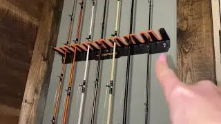 Honest review of KastKing Patented V15 Vertical Fishing Rod Holder Wall Mounted Fishing Rod Rack