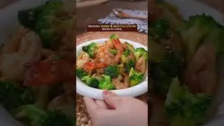 Shrimp & Broccoli Stir Fry Recipe #shorts